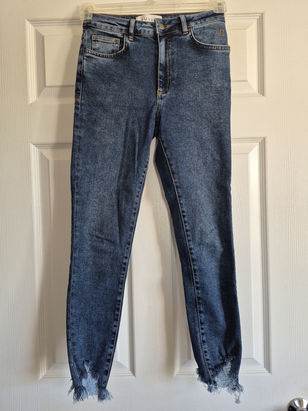 nu-in High-Rise Dark Blue Women's Jeans W 27